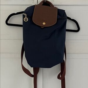 Longchamp Navy Backpack